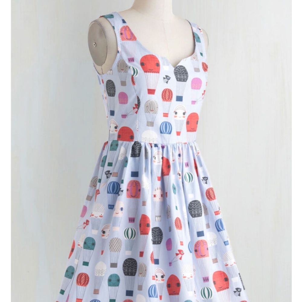 Modcloth Air of Adorable Travel Dress